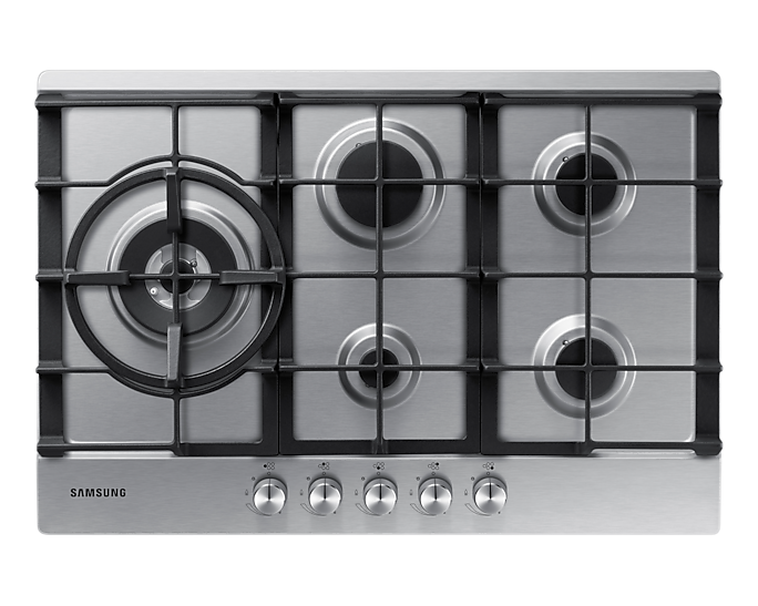 Samsung Built-In Gas Hob 5 Burner Safety Shutoff Stainless Steel NA75J3030AS/EU (New)