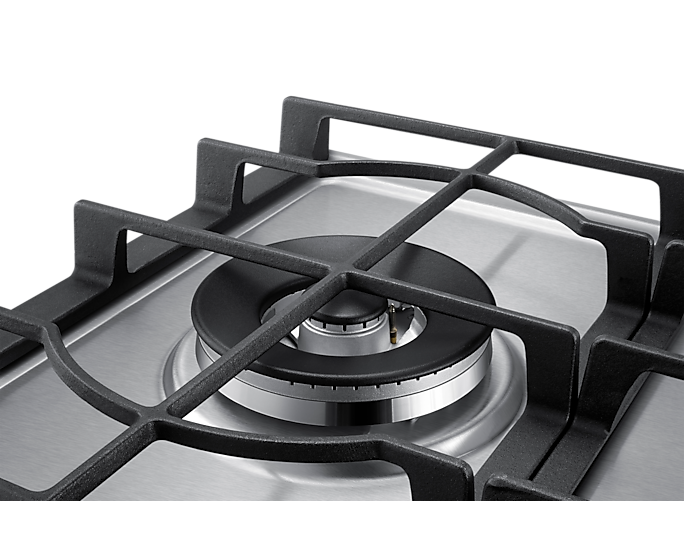 Samsung Built-In Gas Hob 5 Burner Safety Shutoff Stainless Steel NA75J3030AS/EU (New)