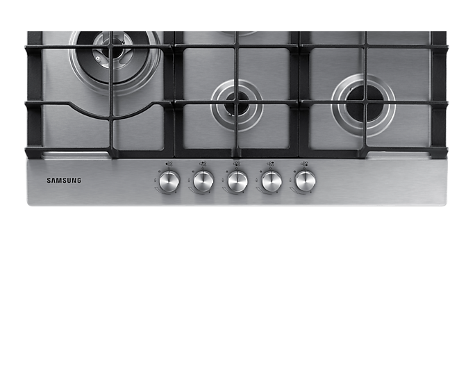 Samsung Built-In Gas Hob 5 Burner Safety Shutoff Stainless Steel NA75J3030AS/EU (New)