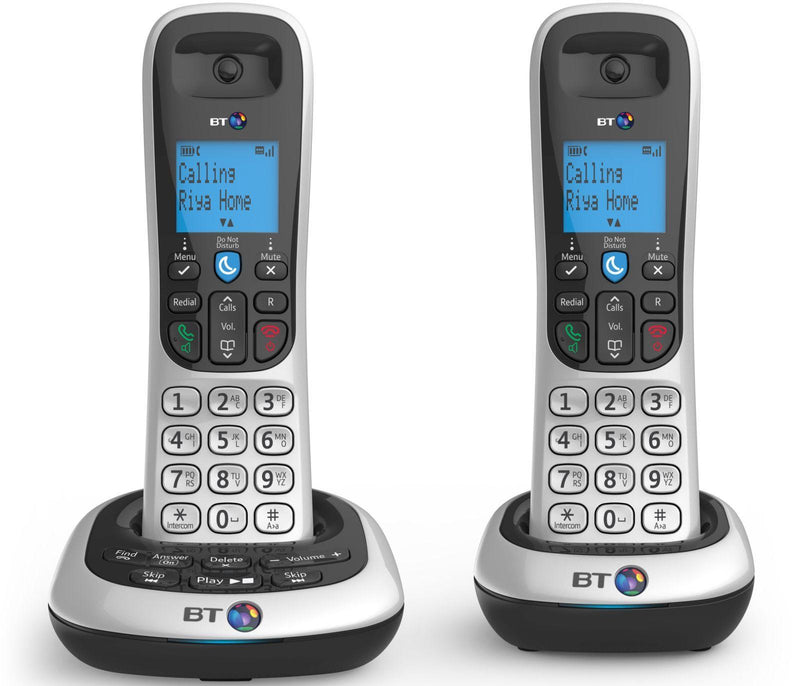 BT 2700 Twin Digital Cordless Home Phone Nuisance Call Blocker Speakerphone (New)