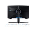 Samsung Curved Gaming Monitor Odyssey G7 27'' 1000R LC27G75TQSRXXU (Renewed)