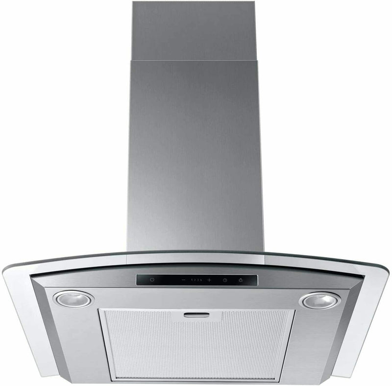 Samsung Curved Glass Wall Mount Cooker Chimney Hood 60cm NK24M5070CS/UR (New)