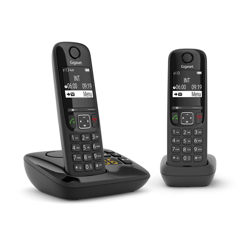 Gigaset AS690A Cordless Phone Twin Handsets With Answering Machine (Renewed)