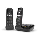 Gigaset AS690A Cordless Phone Twin Handsets With Answering Machine (Renewed)