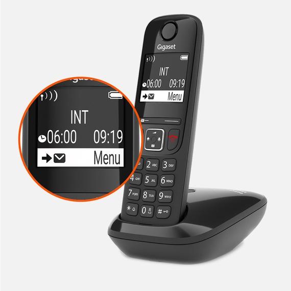 Gigaset AS690A Cordless Phone Twin Handsets With Answering Machine (Renewed)