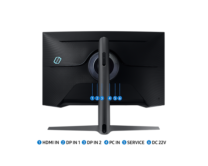 Samsung Odyssey G7 LC27G73TQSRXXU 27'' 1000R Curved Gaming Monitor (Renewed)