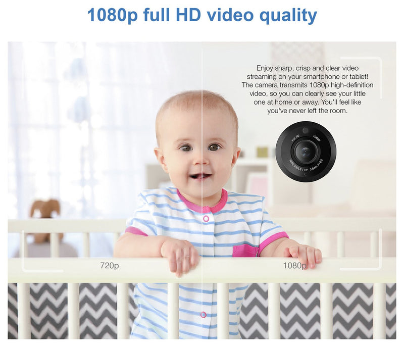 VTech Smart Video Baby Monitor RM7767HD Multi Colour Night Light With 7'' Display (Renewed)