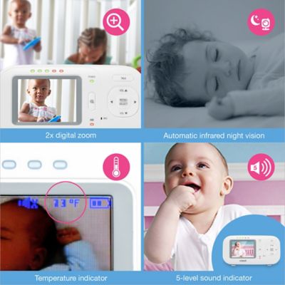 VTech VM2251 2.4-Inch Digital Video Baby Monitor (Renewed)