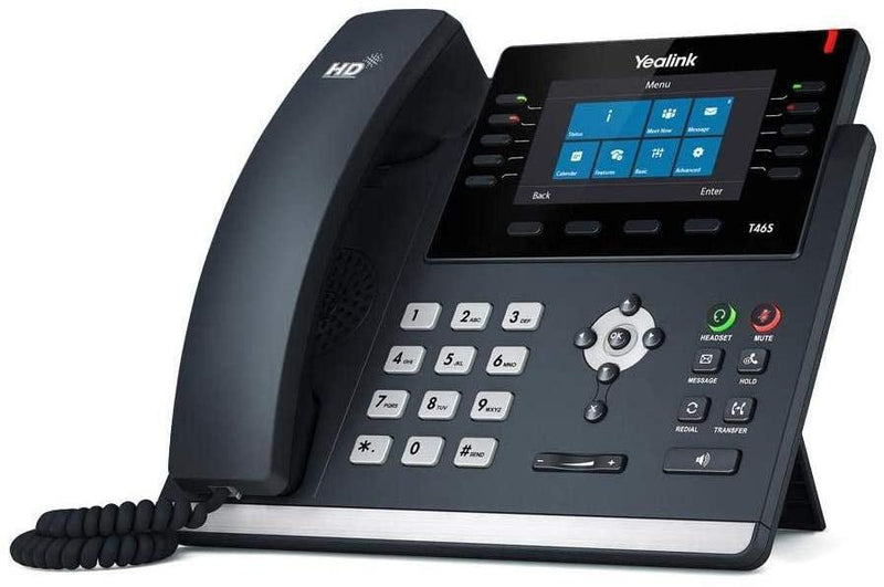 Yealink SIP-T46S PoE 16 Line IP Corded Conference Phone 4.3'' LCD Display (New)