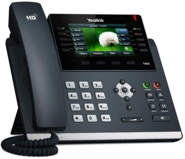 Yealink SIP-T46S PoE 16 Line IP Corded Conference Phone 4.3'' LCD Display (New)