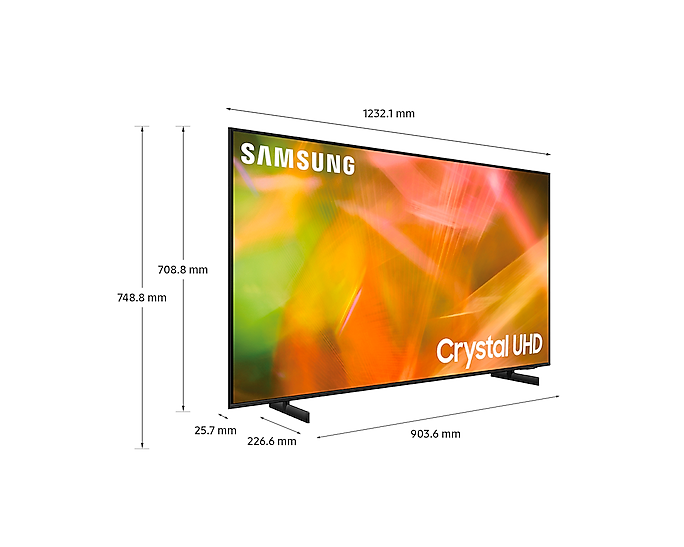 Samsung UE55AU8000KXXU 55'' AU8000 Crystal UHD 4K HDR Smart TV (2021) (Renewed)