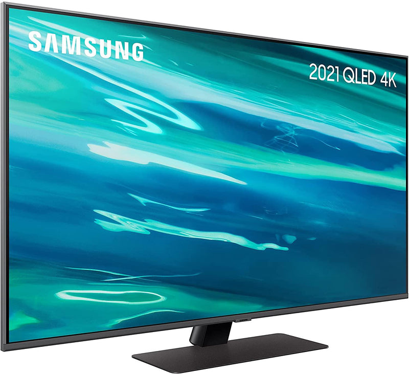 Samsung QE50Q80AATXXU 50'' Smart 4K UHD HDR QLED TV Bixby Alexa Google Assistant (Renewed)
