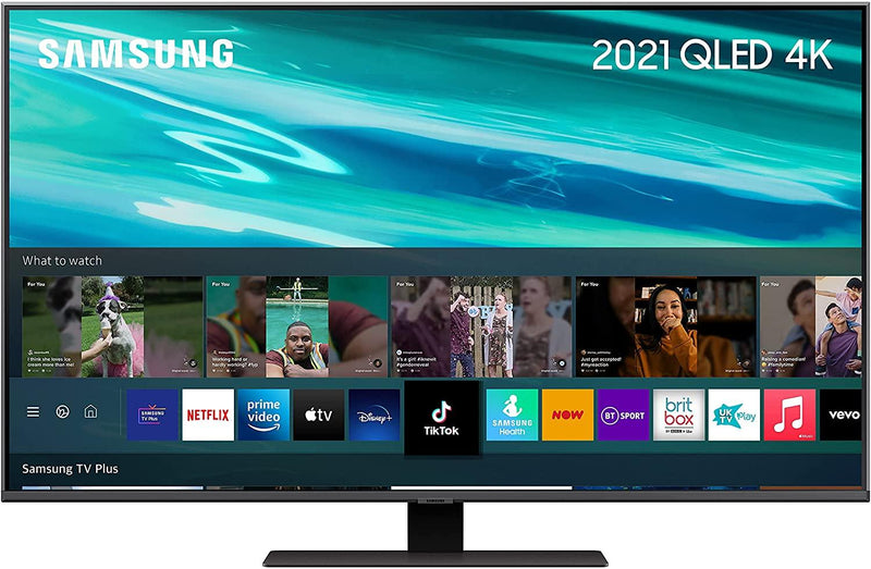 Samsung QE50Q80AATXXU 50'' Smart 4K UHD HDR QLED TV Bixby Alexa Google Assistant (Renewed)