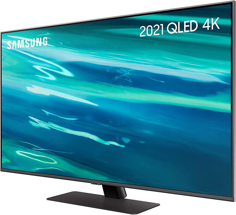 Samsung QE50Q80AATXXU 50'' Smart 4K UHD HDR QLED TV Bixby Alexa Google Assistant (Renewed)