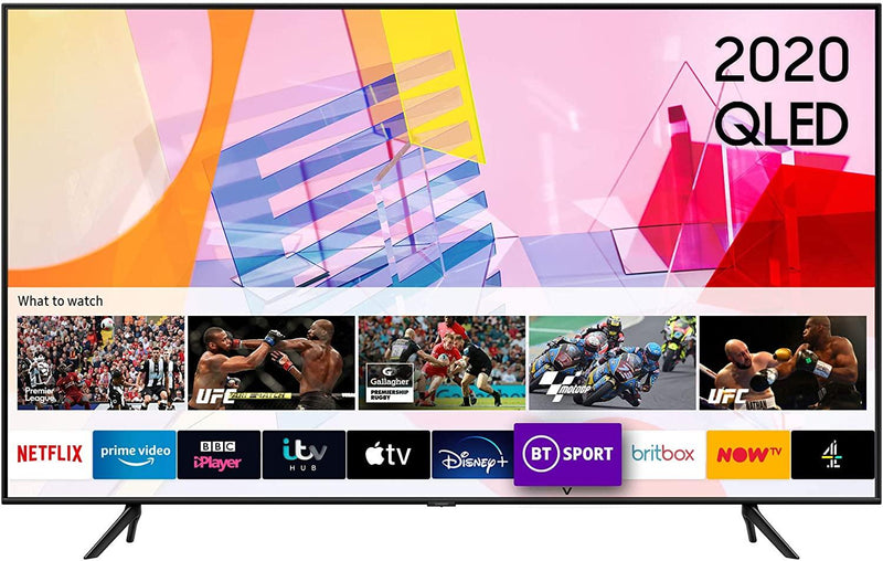 Samsung QE55Q60TAUXXU 2020 55'' Q60T QLED 4K Quantum HDR Smart TV With Tizen OS (Renewed)