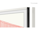 Samsung 55'' Bevelled White Customisable Bezel For The Frame TV (2021) (New)