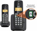 Gigaset A220A Twin Cordless Home Phone With Answer Machine (Renewed)