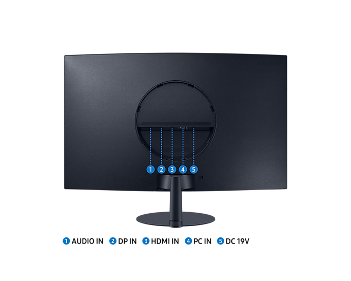 Samsung LC24T550FDRXXU 24'' T55 Full HD Curved Monitor (New)