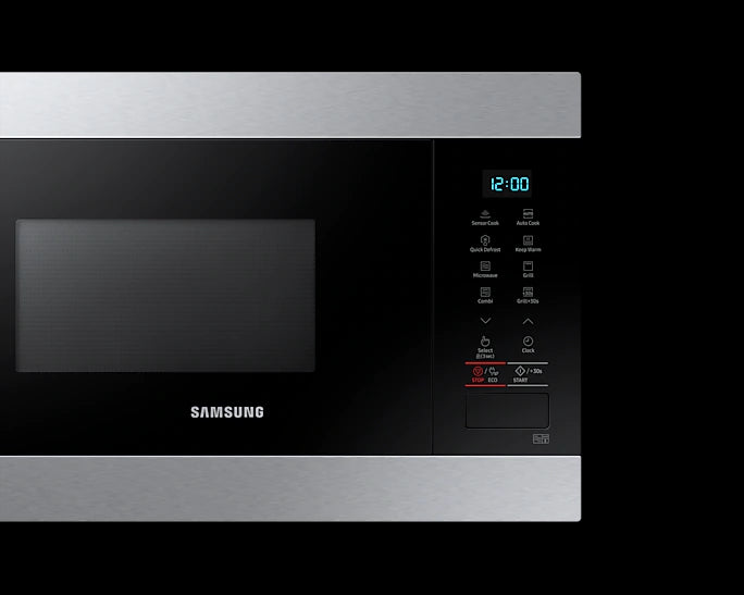 Samsung Built-In Grill Microwave With Smart Humidity Sensor 22L MG22M8074AT/EU (New)