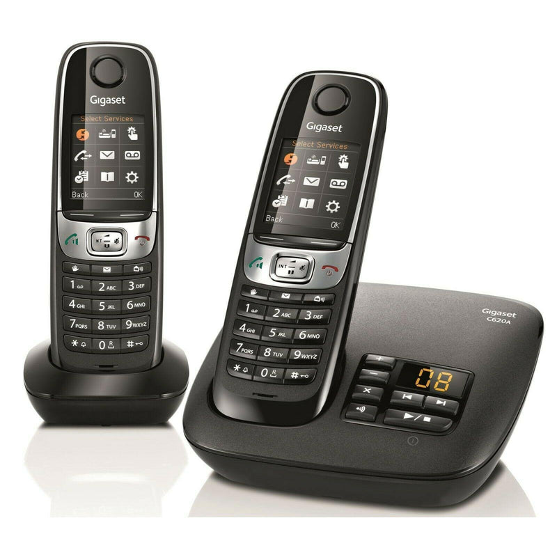 Gigaset C620A Twin Nuisance Call Blocking Cordless Phone with Answering Machine (Renewed)