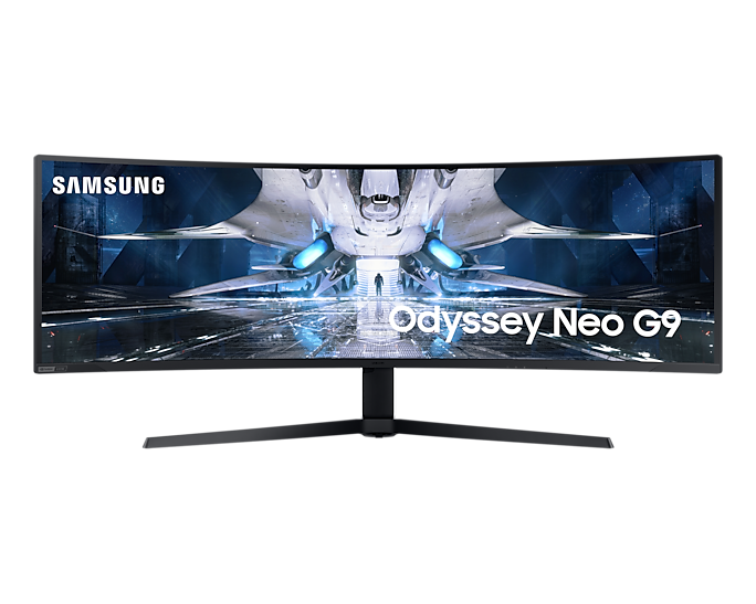 Samsung 49'' Gaming Monitor Curved Neo G9 DQHD Quantum Mini-LED LS49AG950NUXXU (New)