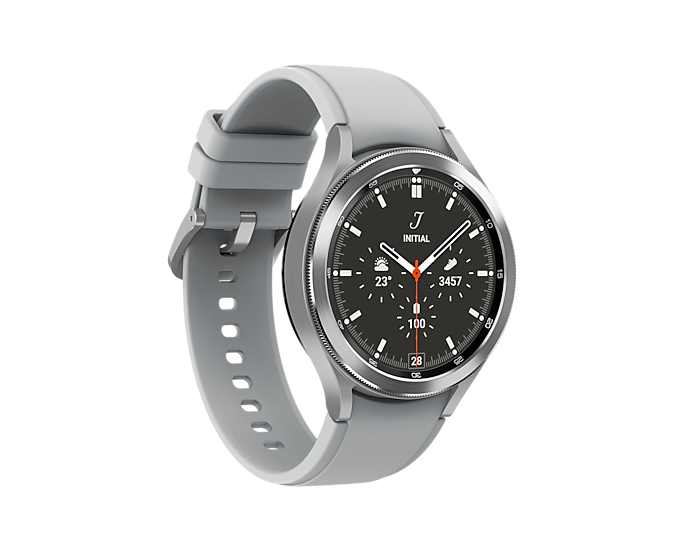 Samsung SM-R895FZSAEUA Galaxy Watch 4 Classic 4G LTE Wi-Fi Stainless Steel 46mm (Renewed)