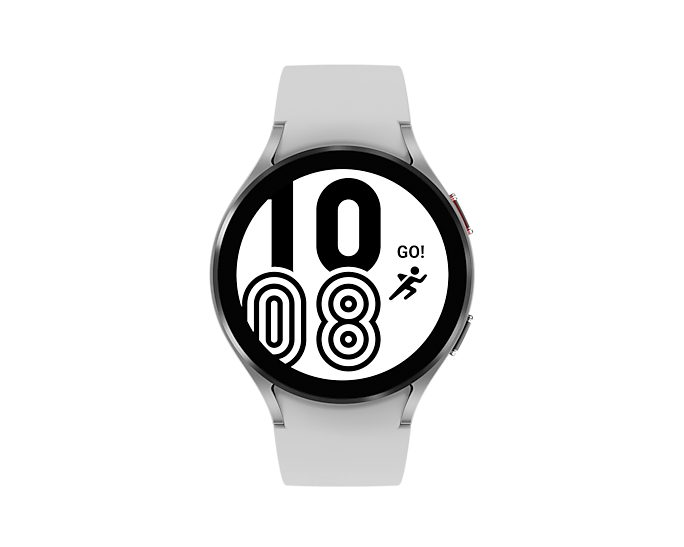Samsung Galaxy Watch 4 LTE 4G Bluetooth GPS Aluminum 44 mm Silver SM-R875FZSAEUA (New / Open Box)