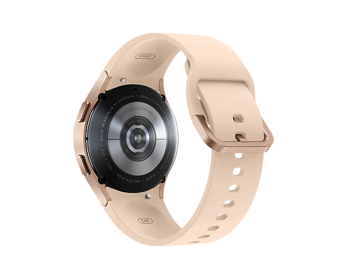 Samsung SM-R865FZDAEUA Galaxy Watch 4 LTE 4G Wi-Fi GPS Aluminum 40 mm Pink Gold (Renewed)