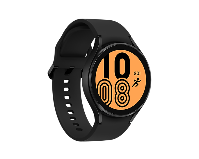 Samsung SM-R870NZKAEUA Galaxy Watch 4 Bluetooth Wi-Fi GPS Aluminum 44 mm Black (Renewed)