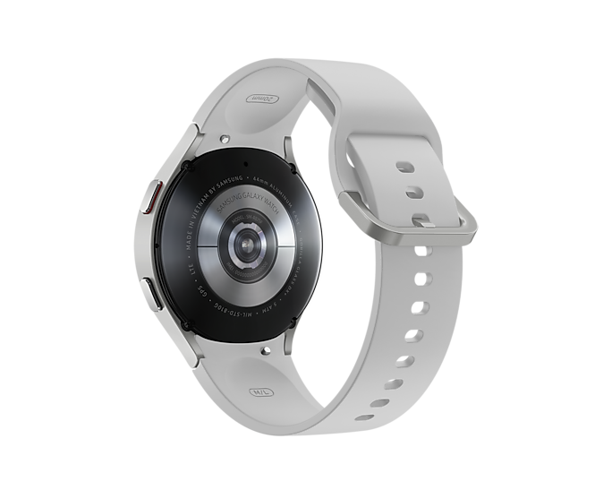 Samsung SM-R870NZSAEUA Galaxy Watch 4 Bluetooth Wi-Fi GPS Aluminum 44 mm Silver (Renewed)