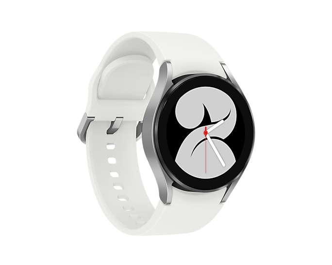 Samsung SM-R860NZSAEUA Galaxy Watch 4 Bluetooth Wi-Fi GPS Aluminum 40 mm Silver (Renewed)