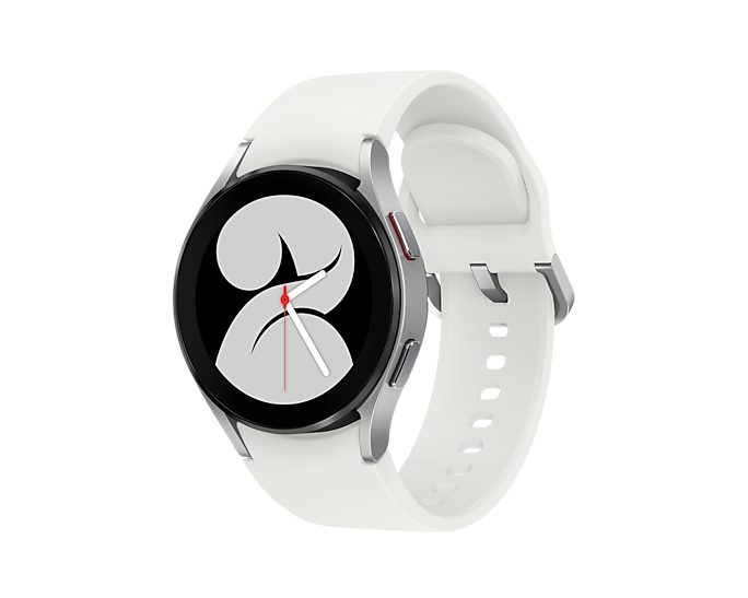 Samsung SM-R860NZSAEUA Galaxy Watch 4 Bluetooth Wi-Fi GPS Aluminum 40 mm Silver (Renewed)