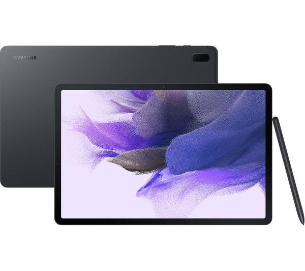 Samsung Galaxy Tab S7 FE 12.4'' 64GB Wi-Fi Android Tablet Mystic Black (Renewed)