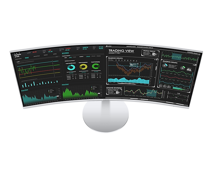 Samsung 34'' Curved Monitor UWQHD Thunderbolt 3 With Speakers LC34J791WTRXXU (Renewed)