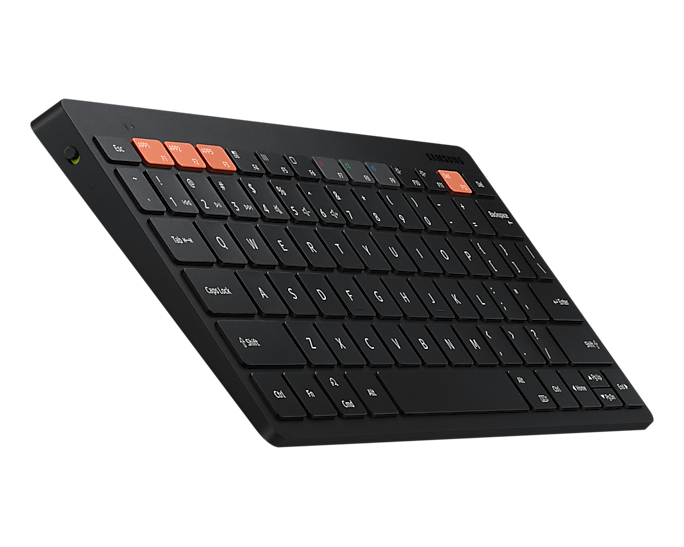 Samsung Smart Wireless Keyboard Trio 500 Bluetooth QWERTY Black EJ-B3400BBEGGB (Renewed)