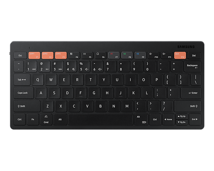 Samsung Smart Wireless Keyboard Trio 500 Bluetooth QWERTY Black EJ-B3400BBEGGB (Renewed)