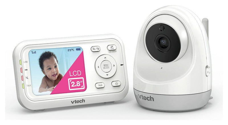 VTech VM3261 Video Baby Monitor 2.8 Inch LCD Display Wall Mountable (New)