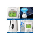 VTech BM2200 Digital Audio Baby Monitor Starlight Show Projector Room Temp (New)