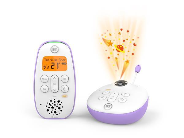 BT Digital Audio Baby Monitor 450 Lightshow Two-Way Talkback (Renewed)