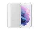 Samsung Galaxy S21+ 5G Clear View Mobile Phone Cover Light Grey (Renewed)