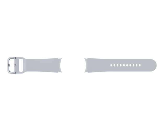 Samsung Galaxy Watch 4/Watch 4 Classic Sport Band M/L Silver (Renewed)