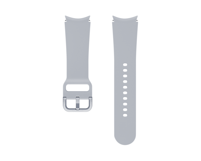 Samsung Galaxy Watch 4/Watch 4 Classic Sport Band M/L Silver (Renewed)
