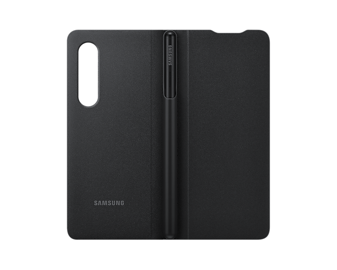 Samsung Galaxy Z Fold3 5G Flip Mobile Phone Cover + S Pen Black (Renewed)