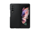 Samsung Galaxy Z Fold3 5G Leather Mobile Phone Cover Black EF-VF926LBEGWW (New / Open Box)