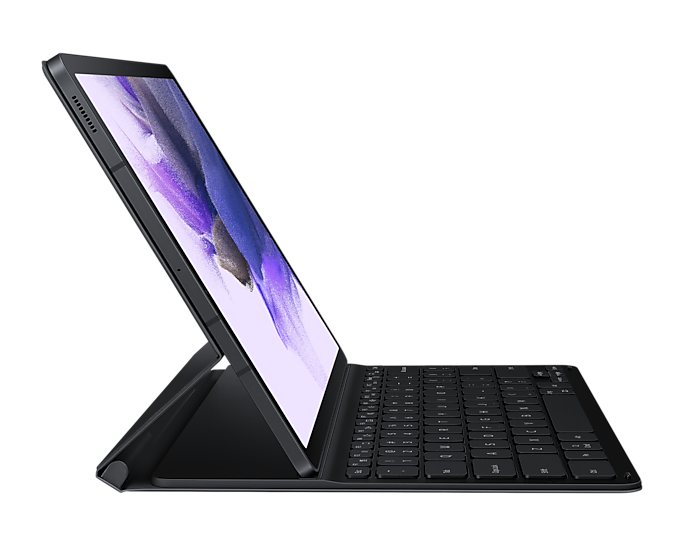 Samsung Galaxy Tab S7 FE/Tab S7+ Slim Book Cover Keyboard EF-DT730BBEGGB (Renewed)