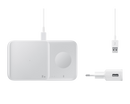 Samsung Wireless Charger Duo 9W With Travel Adapter White (Renewed)