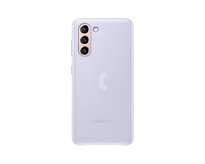 Samsung Galaxy S21 5G LED Mobile Phone Cover Violet (Renewed)