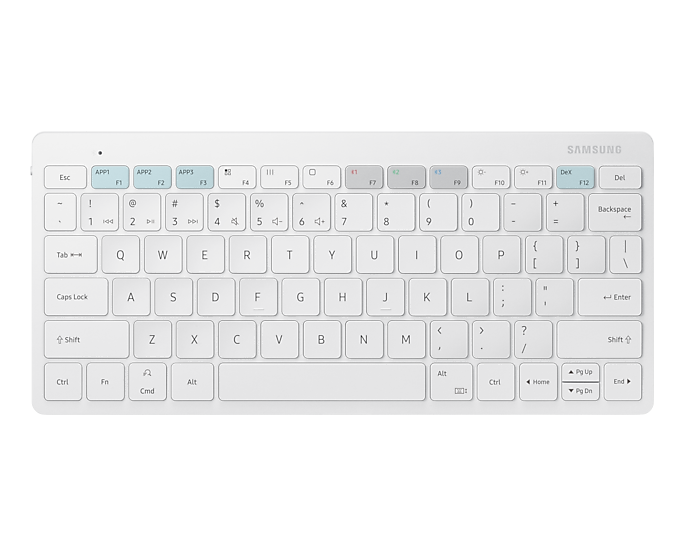 Samsung Smart Wireless Keyboard Trio 500 Bluetooth QWERTY English White (Renewed)