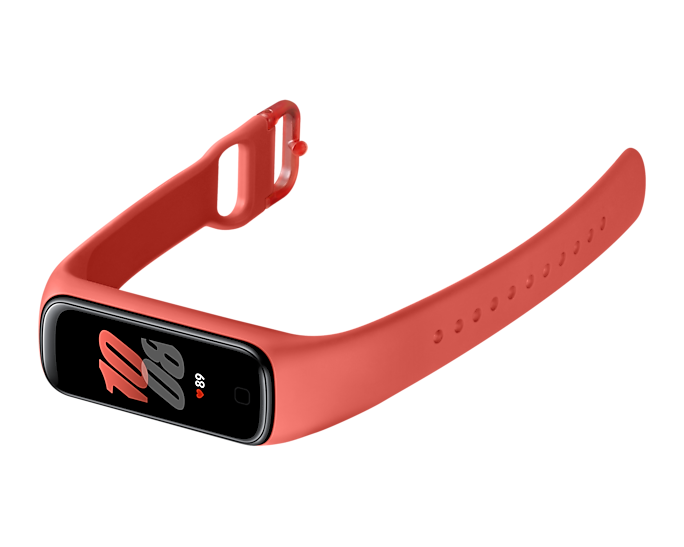 Samsung SM-R220NZRAEUA Galaxy Fit2 AMOLED Wristband Activity Tracker Scarlet (Renewed)