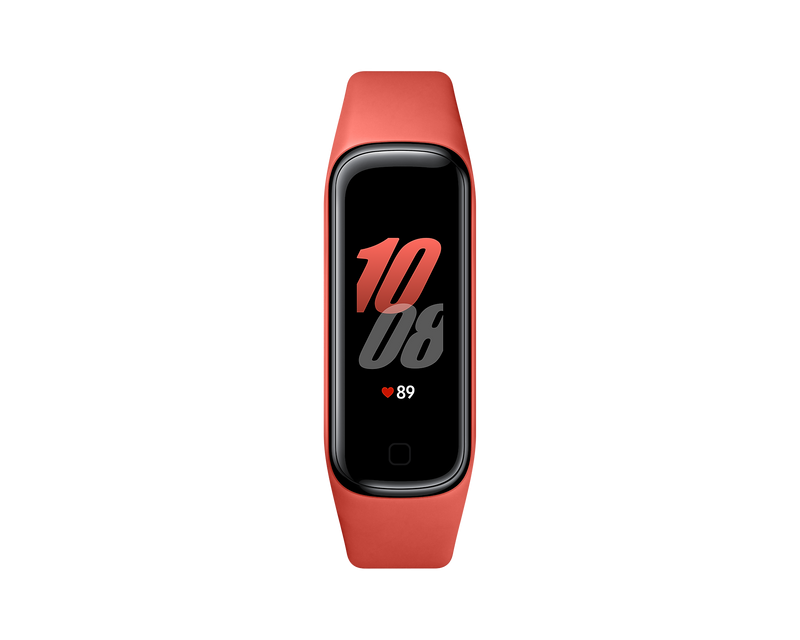 Samsung SM-R220NZRAEUA Galaxy Fit2 AMOLED Wristband Activity Tracker Scarlet (Renewed)